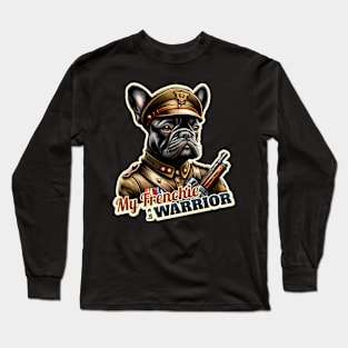 French Bulldog soldier Long Sleeve T-Shirt